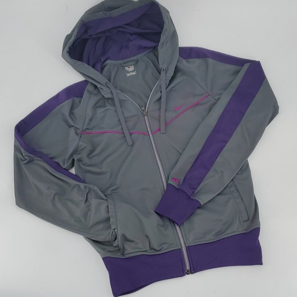 Nike Athletic Dept. Hooded  Warm Up Jacket Size Medium